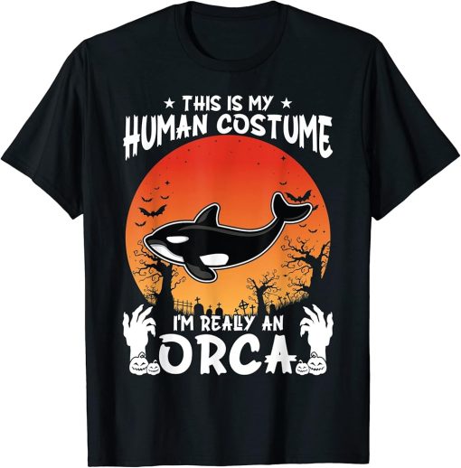 Orca costume Halloween Man Woman Halloween party fall T-Shirt